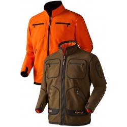 Polaire réversible verte orange Kamko Härkila