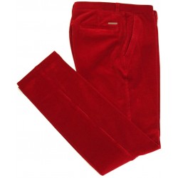 Pantalon en velours rouge Sunwill