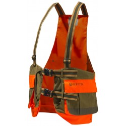 gilet orange à bretelles