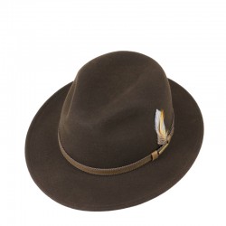 Chapeau feutre Stetson marron