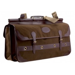 Sac de battue toile et cuir de Alexandre Mareuil