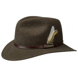 Chapeau marron chiné Newberg Stetson